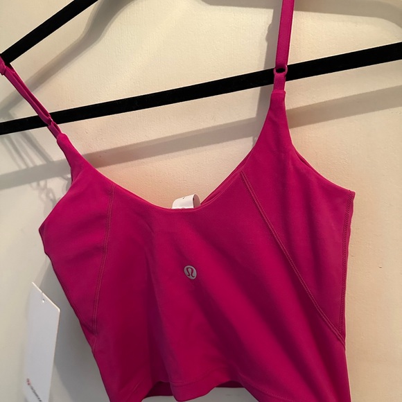 Lululemon Align Cropped Cami Tank Ripened Raspberry - Picture 2 of 5